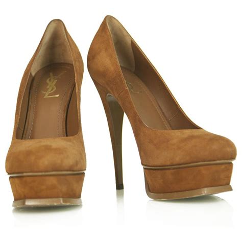 ysl brown heels|yves saint laurent heels.